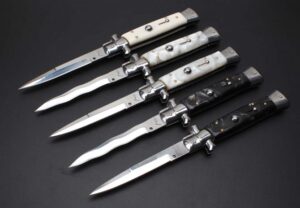 New 11-inch AKC Italian Mafia-Gambler Jump Knife