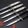 New 11-inch AKC Italian Mafia-Gambler Jump Knife