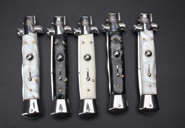 New 11-inch AKC Italian Mafia-Gambler Jump Knife
