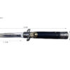 ACK-Black wooden handle