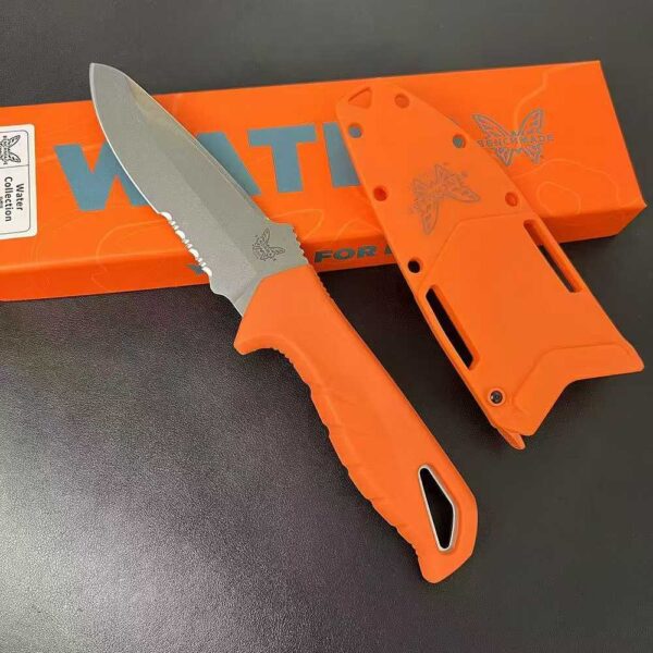 115 New Butterfly Benchmade Undercurrent 18040S Undercurrent Straight Knife Water Series Orange