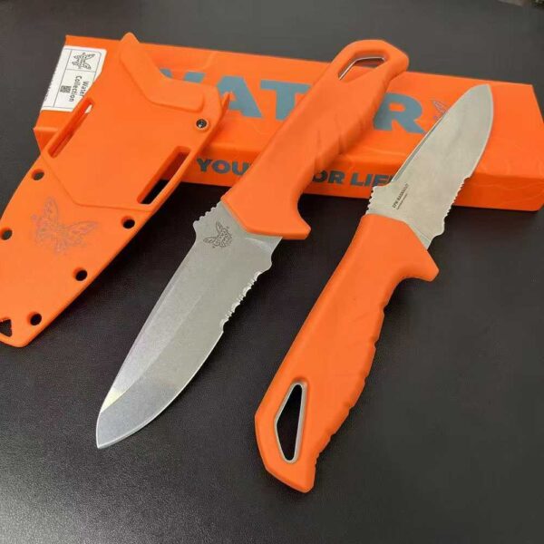 115 New Butterfly Benchmade Undercurrent 18040S Undercurrent Straight Knife Water Series Orange