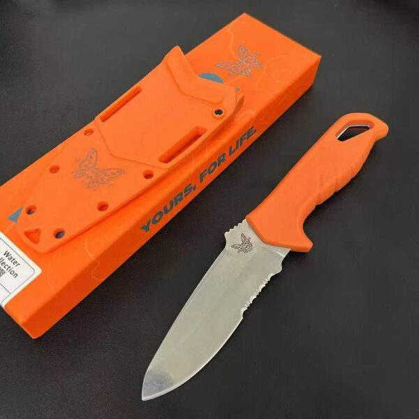 115 New Butterfly Benchmade Undercurrent 18040S Undercurrent Straight Knife Water Series Orange