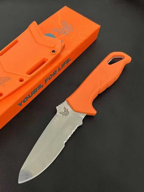 115 New Butterfly Benchmade Undercurrent 18040S Undercurrent Straight Knife Water Series Orange