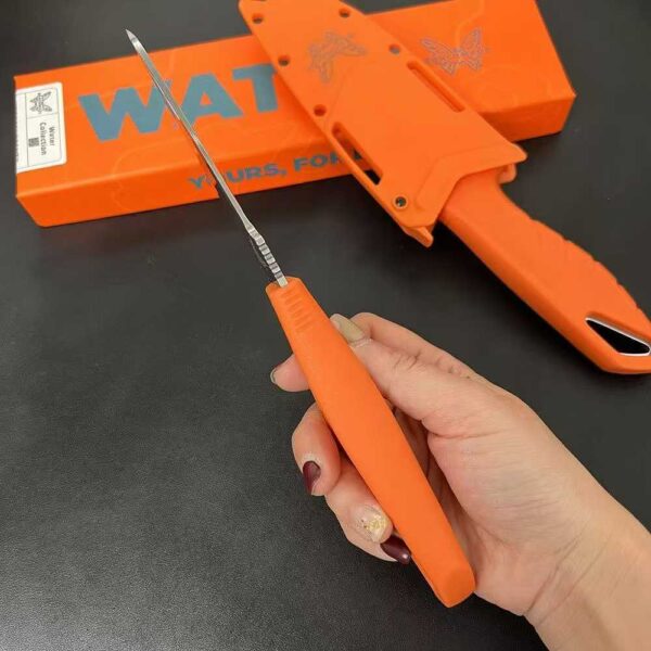115 New Butterfly Benchmade Undercurrent 18040S Undercurrent Straight Knife Water Series Orange