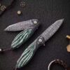 High-end handmade version, cold iron like ink. Imported forged Damascus steel