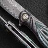 High-end handmade version, cold iron like ink. Imported forged Damascus steel