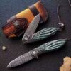 High-end handmade version, cold iron like ink. Imported forged Damascus steel