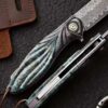 High-end handmade version, cold iron like ink. Imported forged Damascus steel